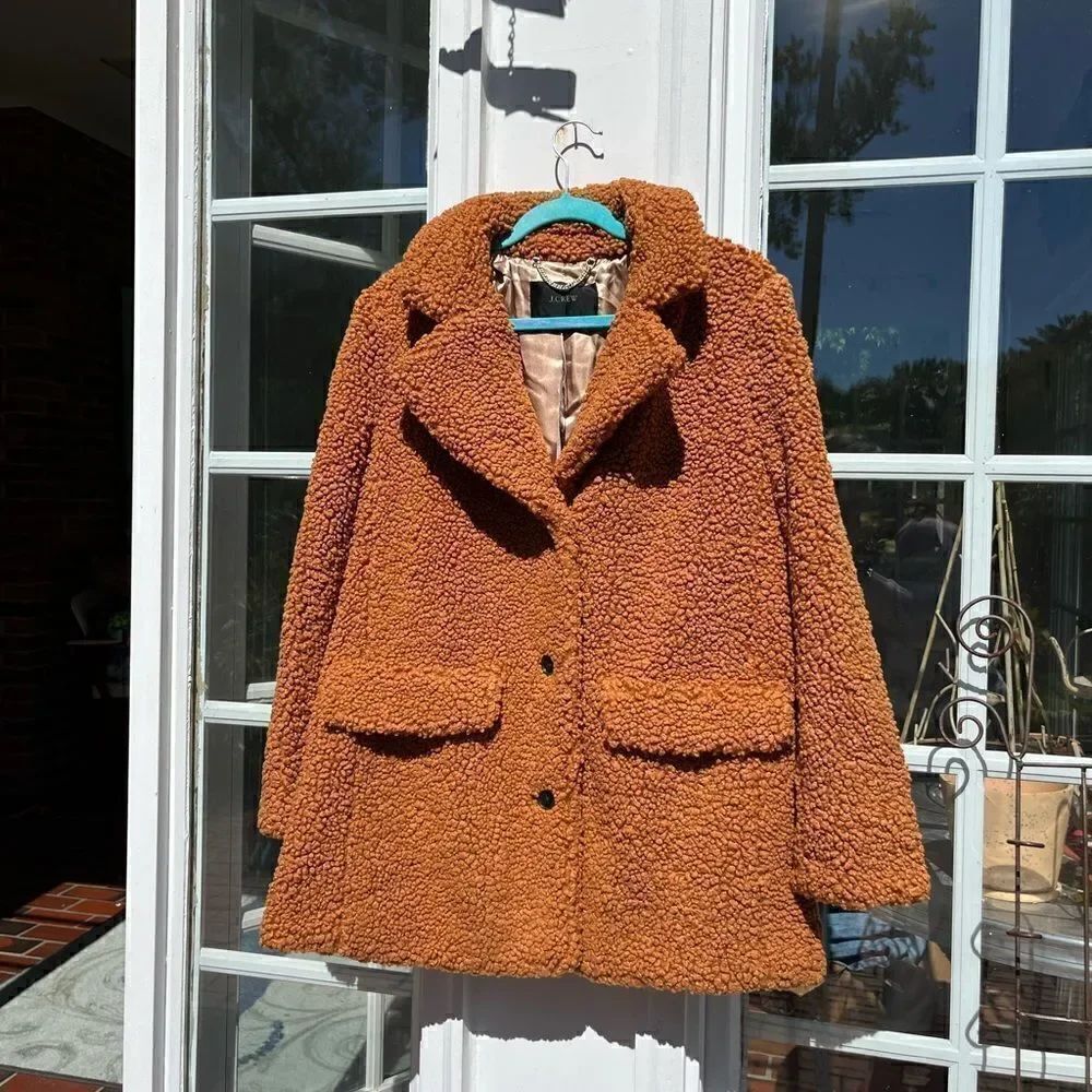 J Crew Teddy Sherpa Jacket NWT - Picture 2 of 13